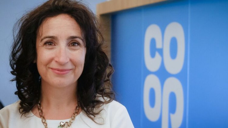 Co-op boss Jo Whitfield takes break to help teenage sons with exams