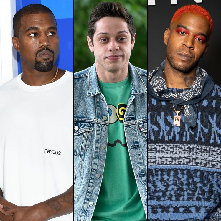 Kanye West Crosses Out Pete Davidson's Face on Throwback Kid Cudi Photo
