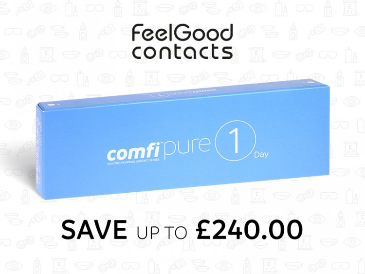 comfi contact lenses could save you up to £240 a year at Feel Good Contacts