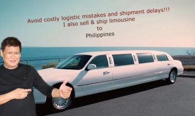 LIMOUSINE driven by Chauffeur wearing Barong Tagalog.