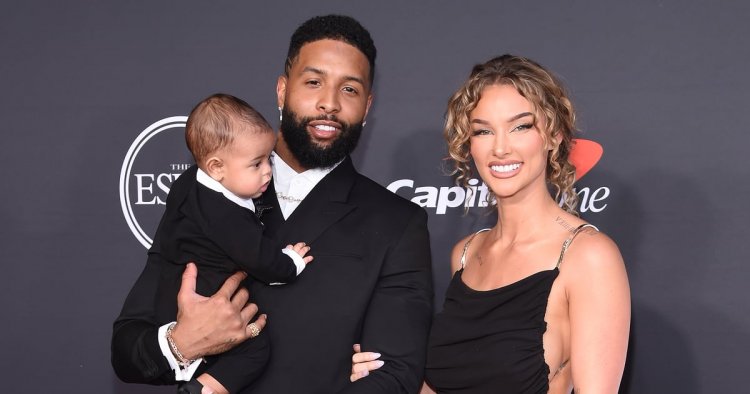 Odell Beckham Jr. and Lauren Wood Bring Their 5-Month-Old Son to the 2022 ESPY Awards