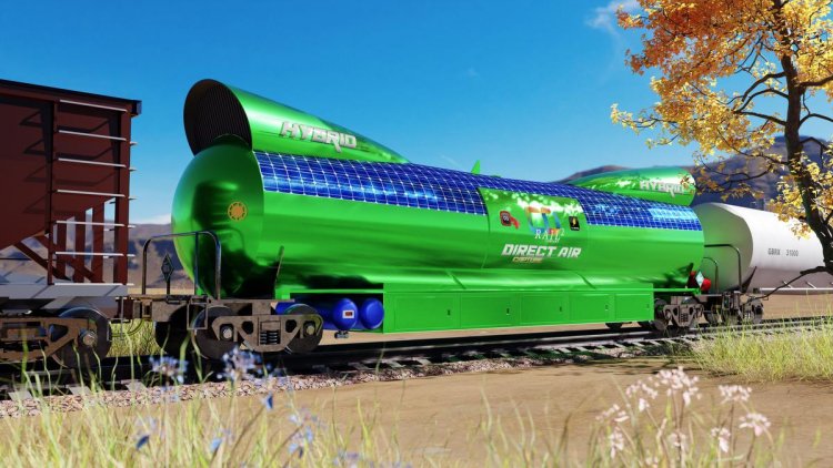 How greened trains could suck CO2 out of the air